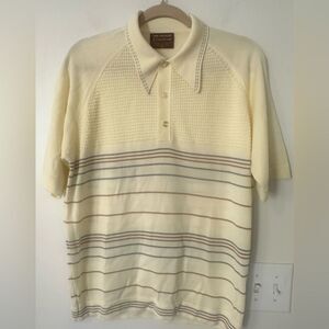 Van Heusen Coleseta Vintage Men’s Polo/Henley Shirt M